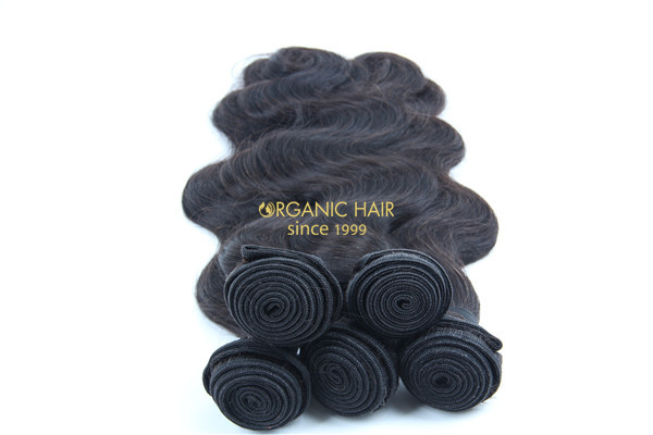 Cheap body wave virgin remy human hair extensions